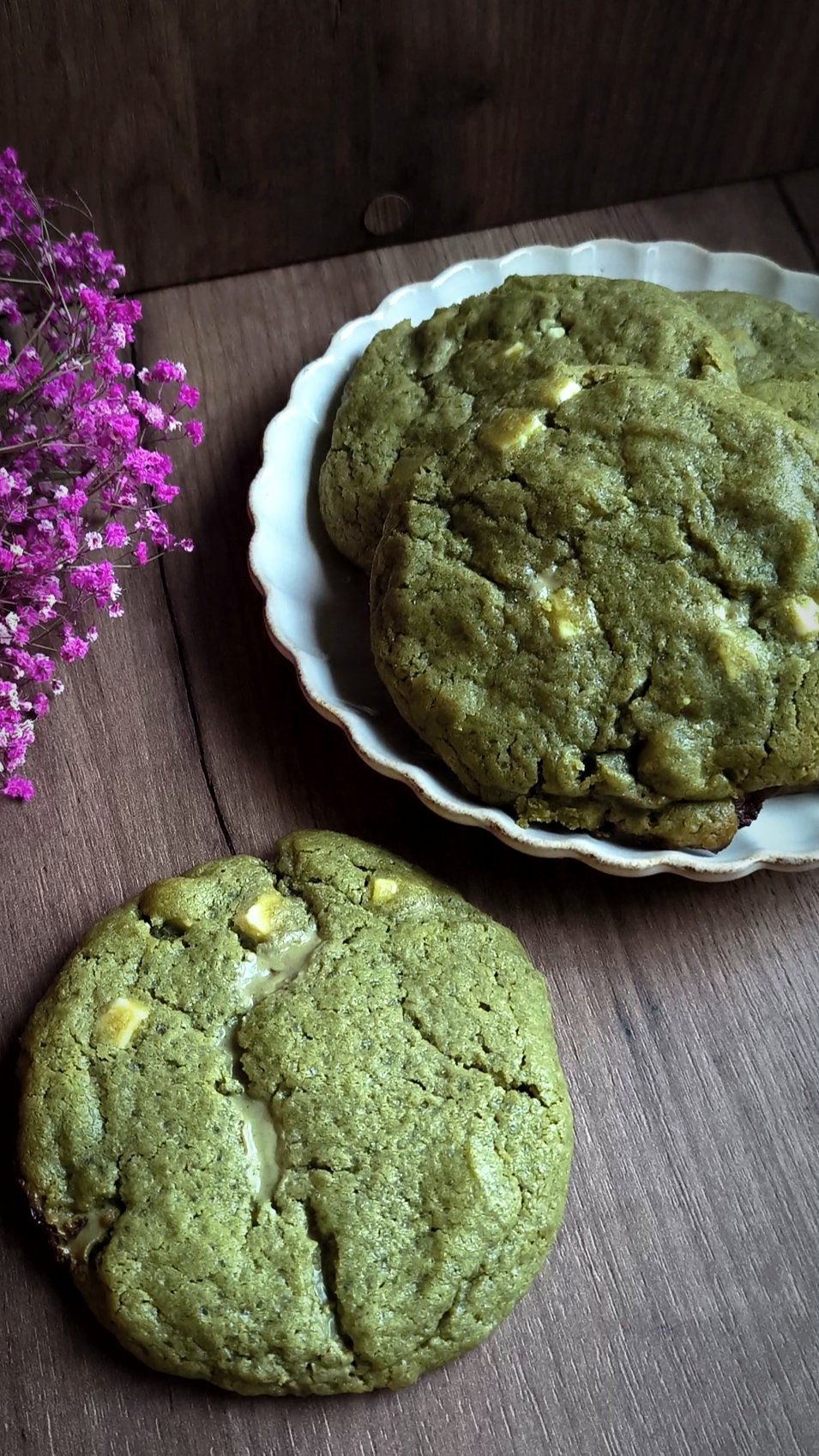 Matcha cookies
